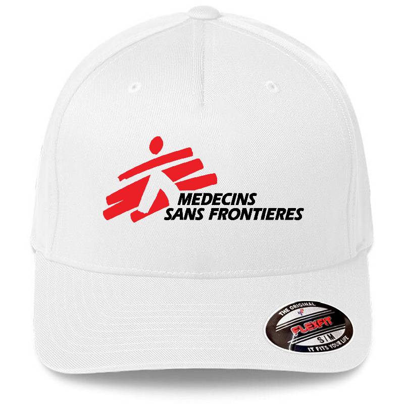 Medcins Sans Frontieres Logo Black Richardson Premium Trucker Snapback Caps
