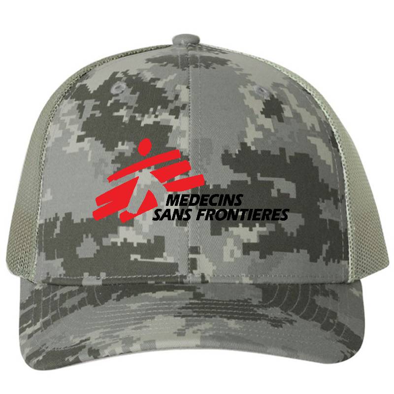 Medcins Sans Frontieres Logo Black Youth Hooded Sweatshirts