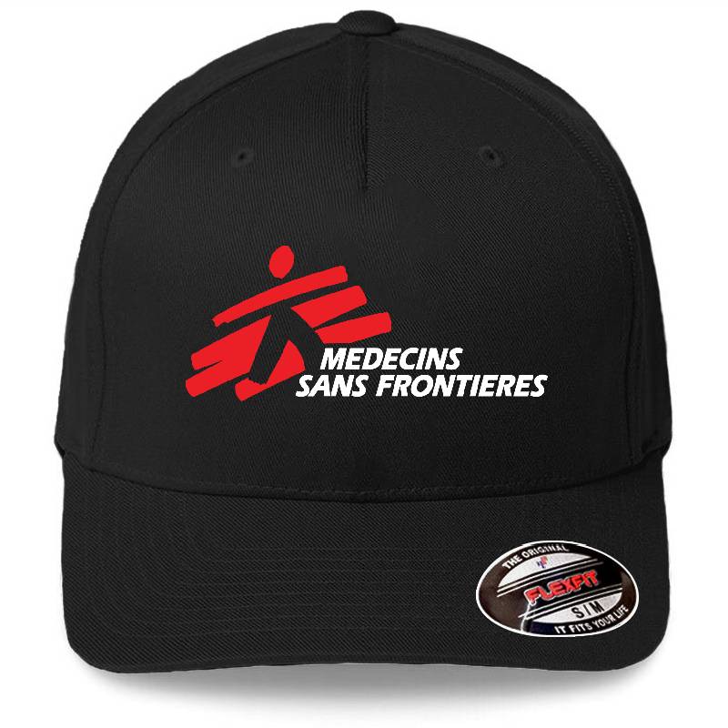 Medcins Sans Frontieres Logo White Richardson Premium Trucker Snapback Caps