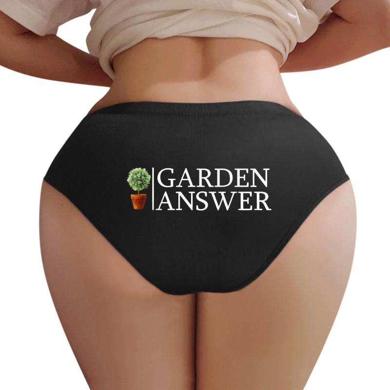 Women's Garden Answer Women Underwear Panties Women Black