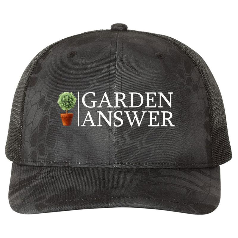 Women's Garden Answer Richardson Premium Trucker Snapback Cap  Kryptek Typhon Black