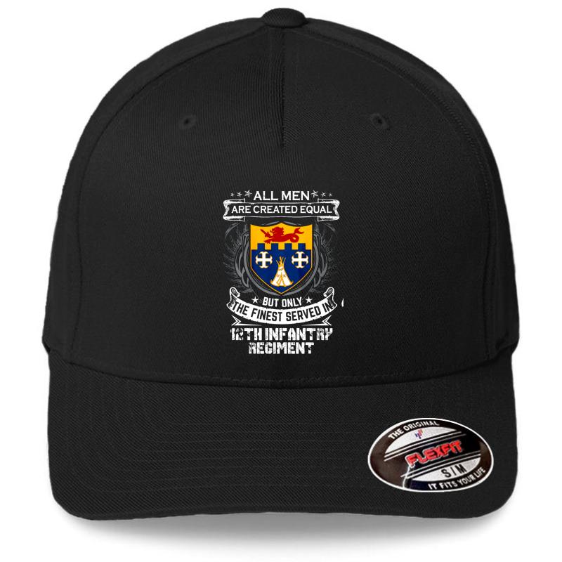 12Th Infantry Regiment Flexfit Baseball Cap  Black