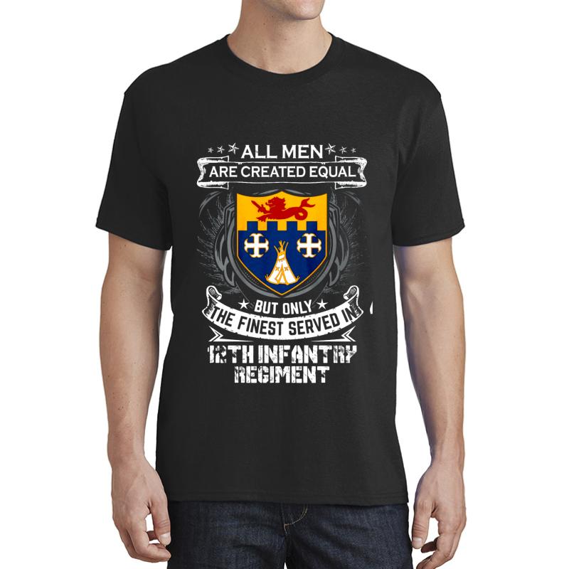 12Th Infantry Regiment Unisex T-Shirt Men Black