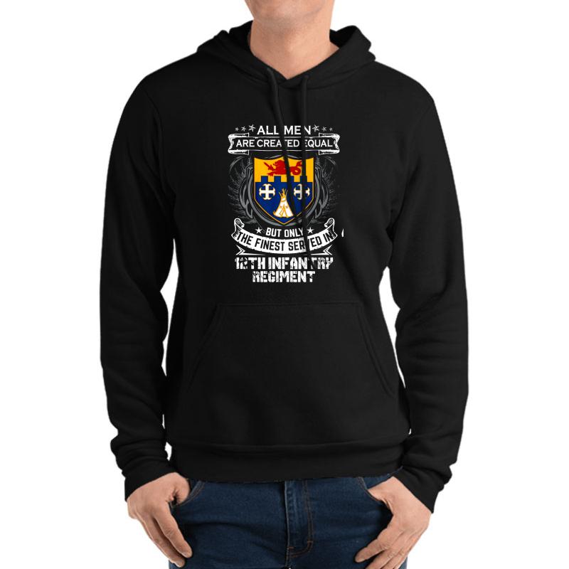 12Th Infantry Regiment Unisex Hooded Sweatshirt Men Black