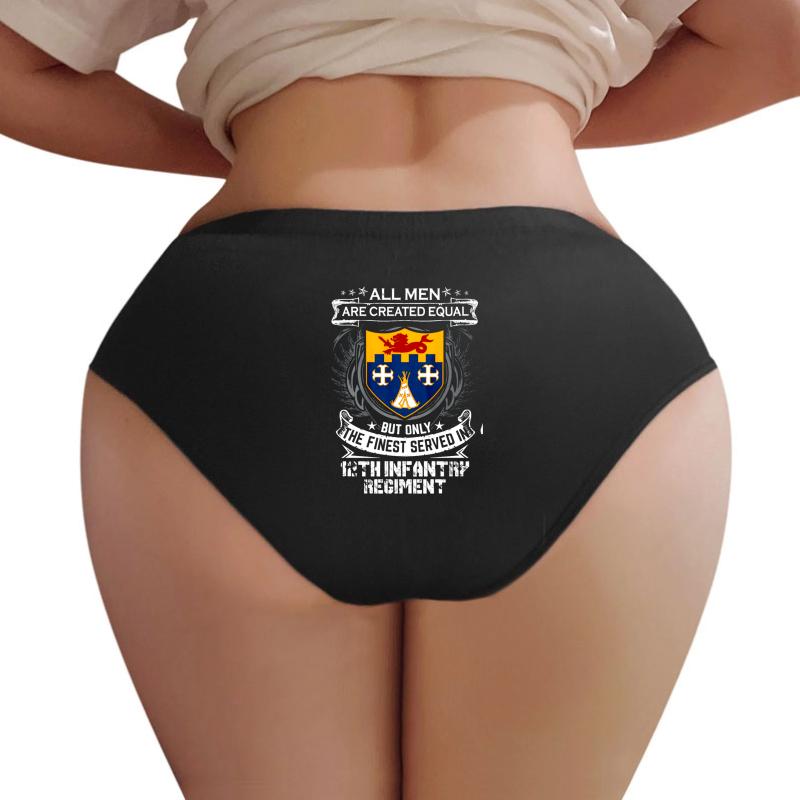 12Th Infantry Regiment Women Underwear Panties Women Black