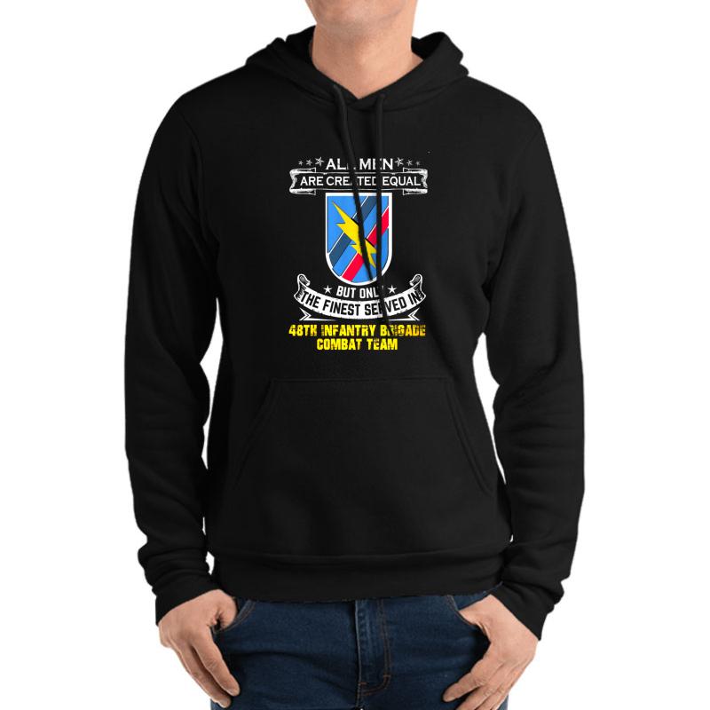 48Th Infantry Brigade Combat Team Unisex Hooded Sweatshirt Men Black