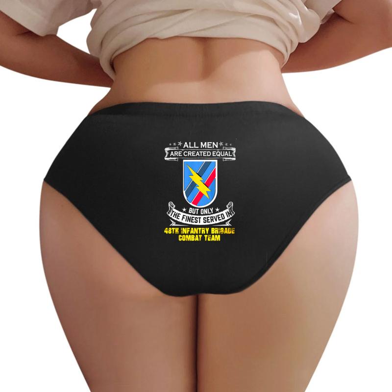 48Th Infantry Brigade Combat Team Women Underwear Panties Women Black