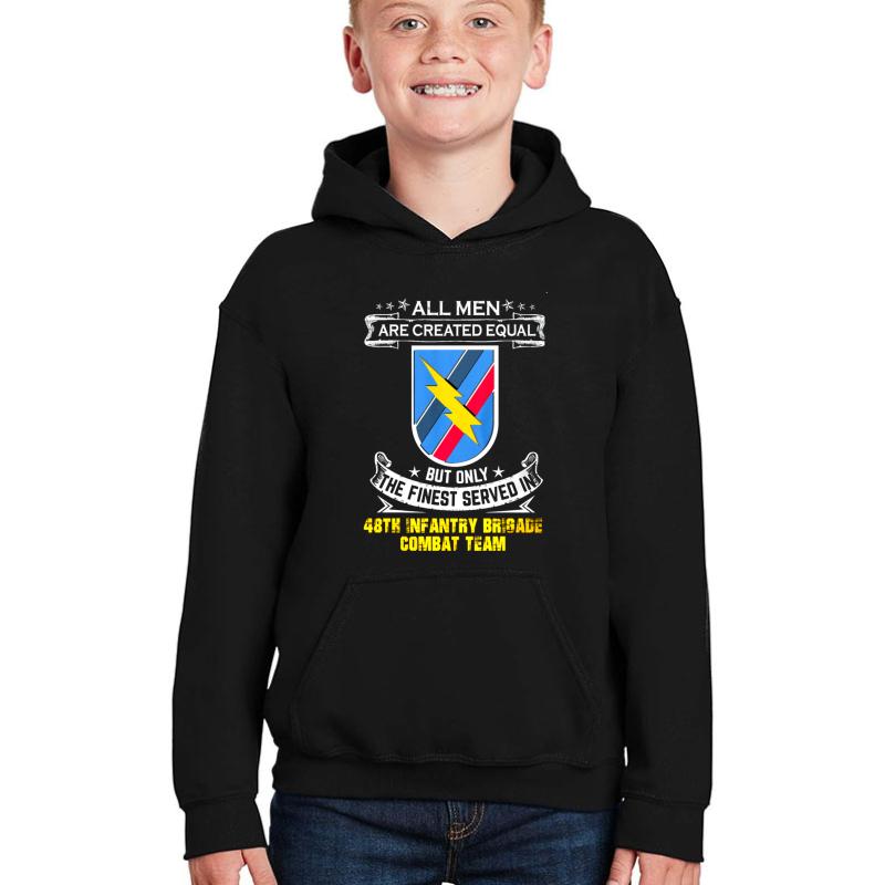 48Th Infantry Brigade Combat Team Youth Hooded Sweatshirt Boy Black