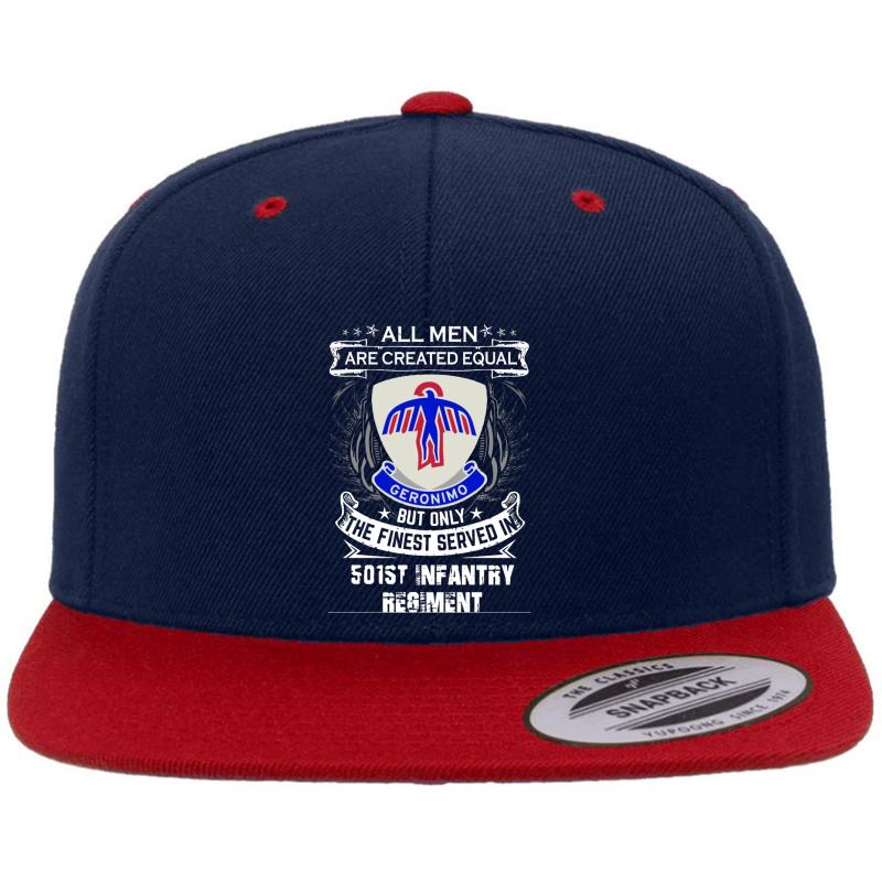 501St Infantry Regiment Premium Flat Bill Snapback Cap  Navy