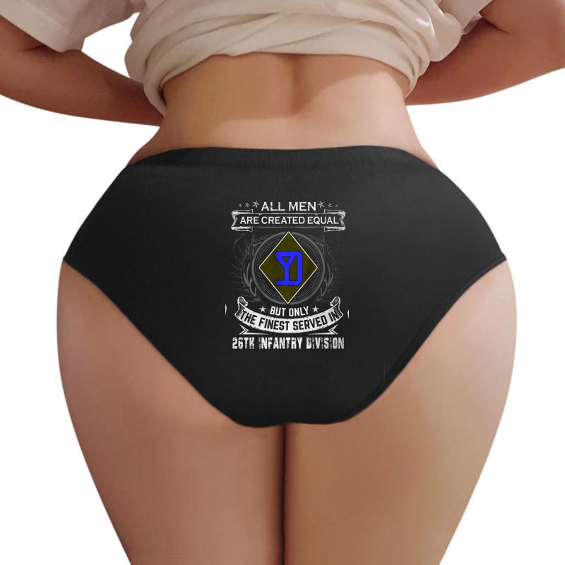 26Th Infantry Division Women Underwear Panties Women Black