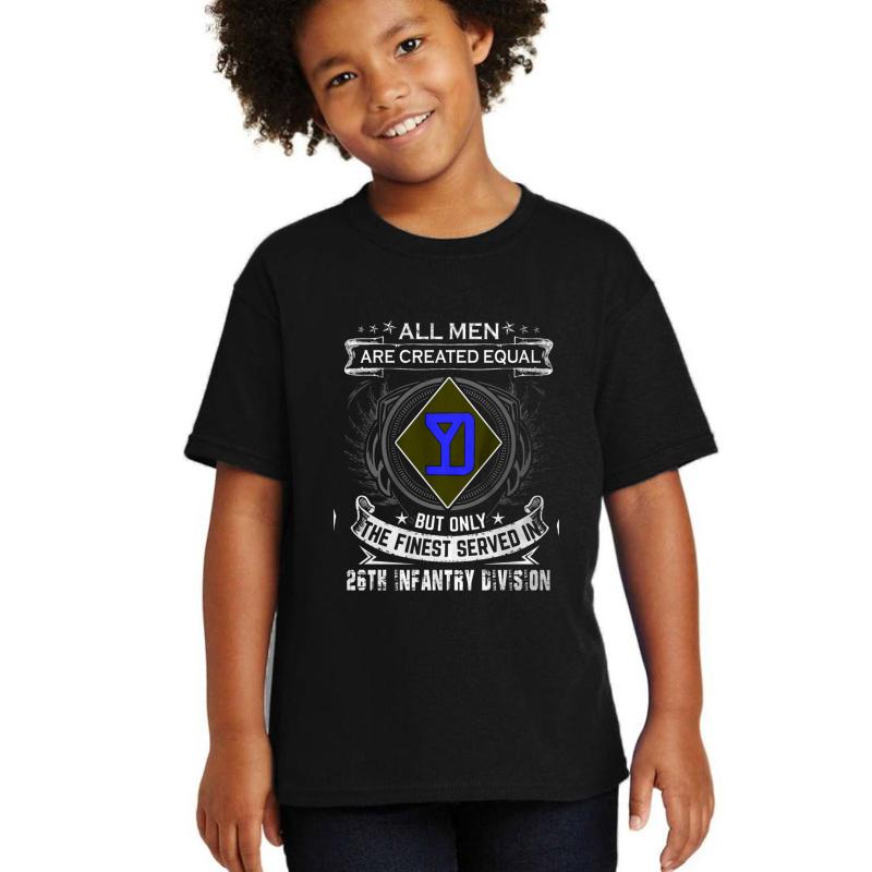 26Th Infantry Division Youth T-Shirt Boy Black