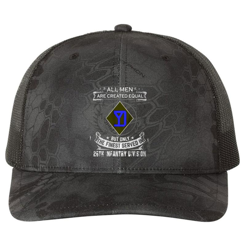 26Th Infantry Division Richardson Premium Trucker Snapback Cap  Kryptek Typhon Black