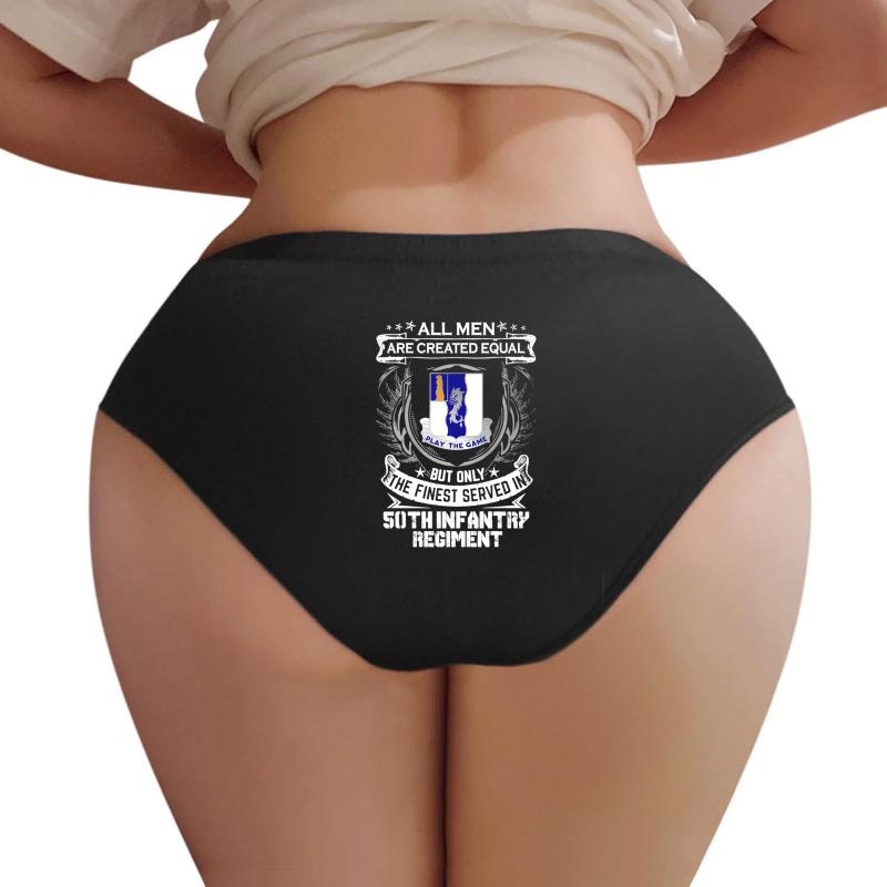 50Th Infantry Regiment Women Underwear Panties Women Black