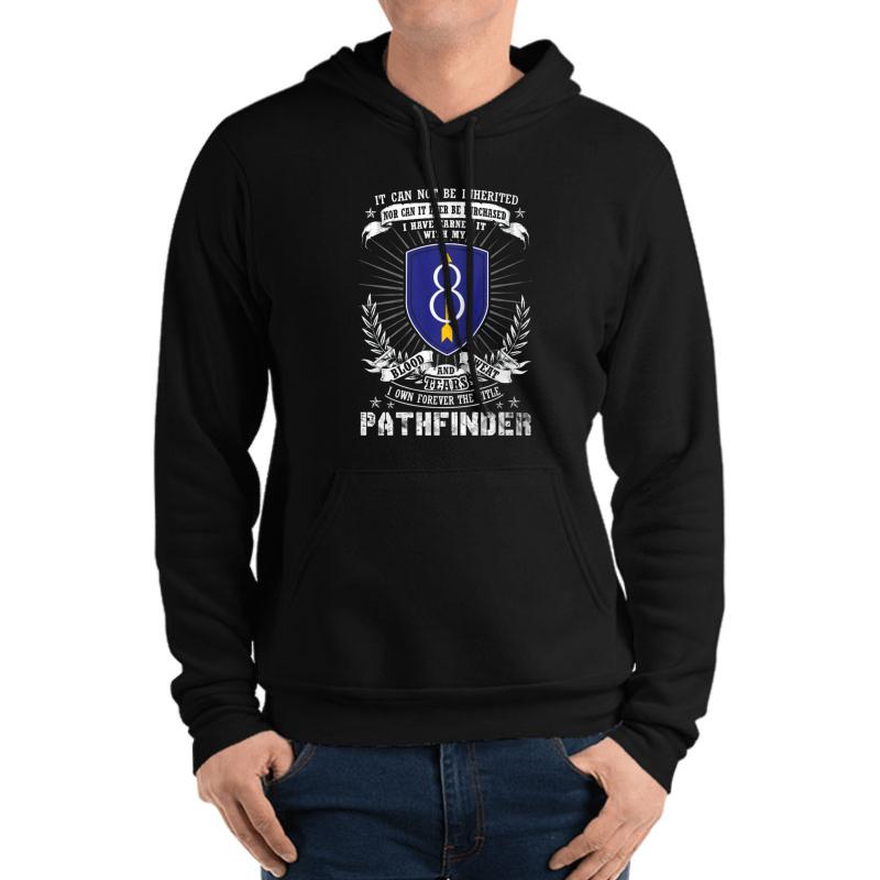 8Th Infantry Division Unisex Hooded Sweatshirt Men Black