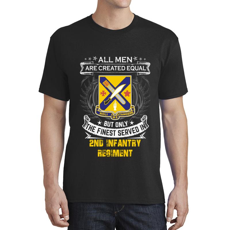 2Nd Infantry Regiment Unisex T-Shirt Men Black