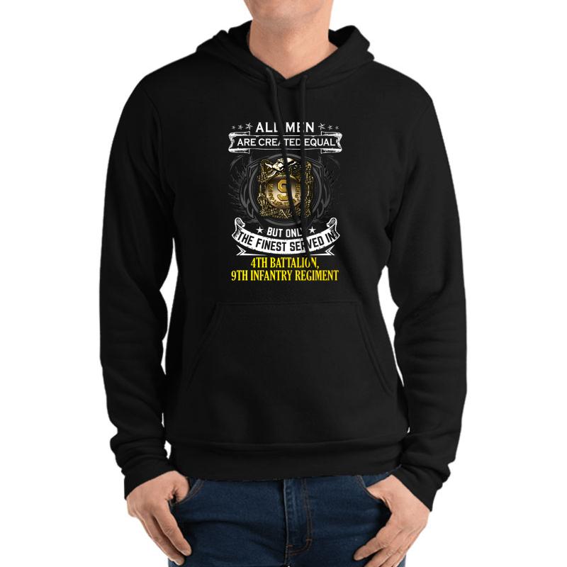 4Th Battalion 9Th Infantry Regimant Unisex Hooded Sweatshirt Men Black