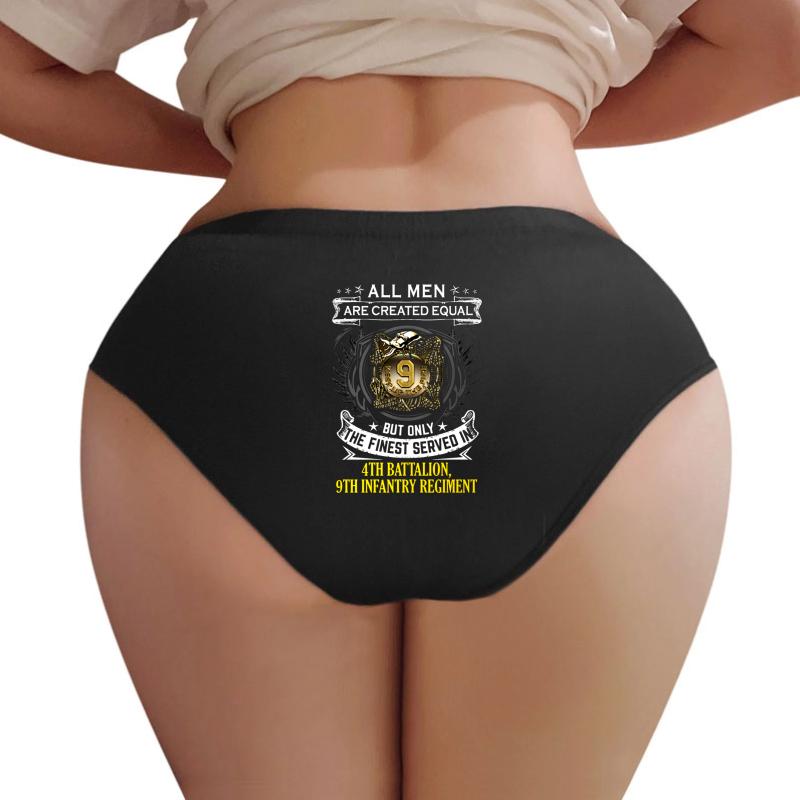 4Th Battalion 9Th Infantry Regimant Women Underwear Panties Women Black