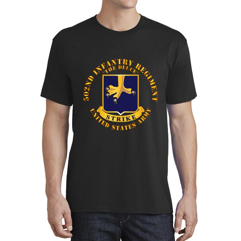 502Nd Infantry Regiment Unisex T-Shirt Men Black