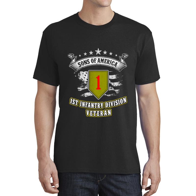 1St Infantry Division United States  Unisex T-Shirt Men Black