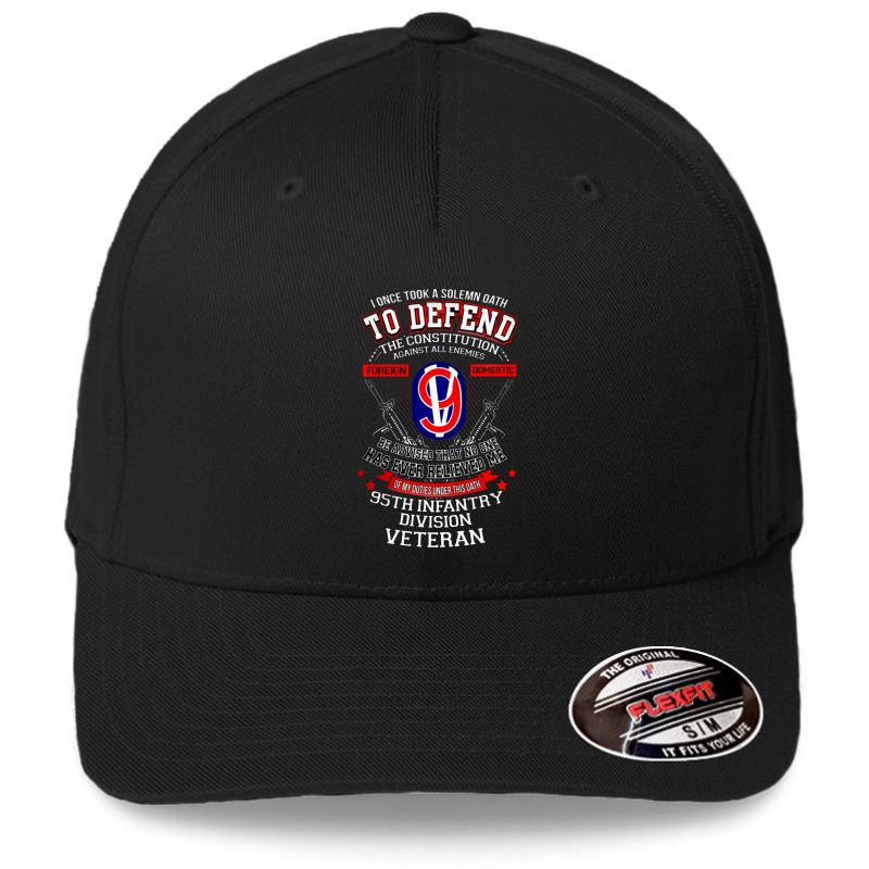 95Th Infantry Division Flexfit Baseball Cap  Black