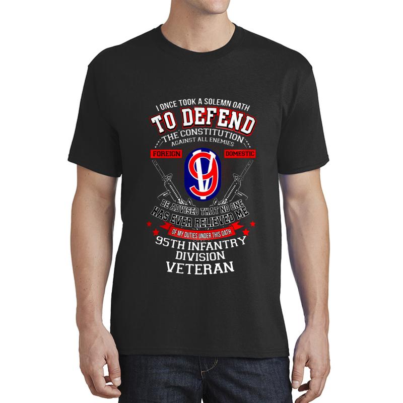 95Th Infantry Division Unisex T-Shirt Men Black