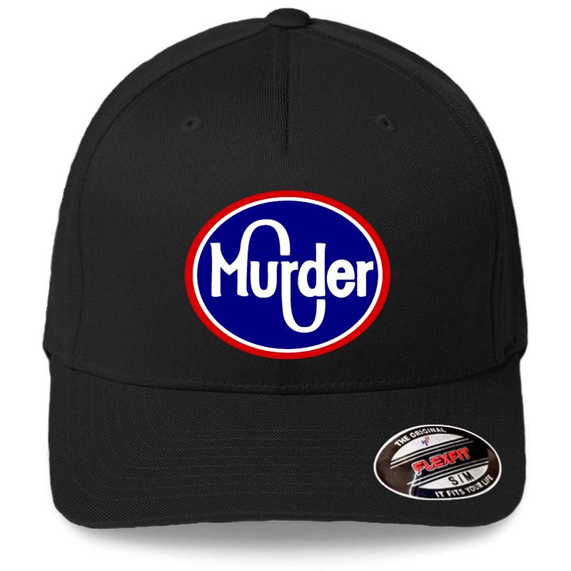 'Murder Kroger' T Shirt Flexfit Baseball Cap  Black