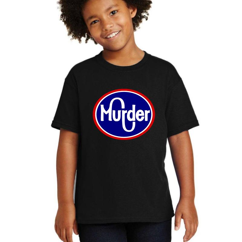 'Murder Kroger' T Shirt Youth T-Shirt Boy Black