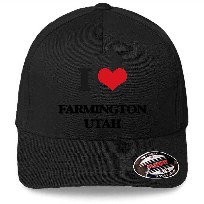 I Love Farmington Utah Richardson Premium Trucker Snapback Caps