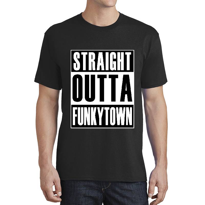 Straight Outta Funky Town Premium Flat Bill Snapback Caps