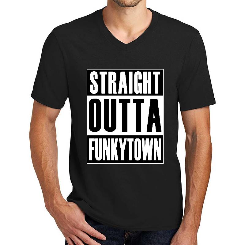 Straight Outta Funky Town Premium Flat Bill Snapback Caps