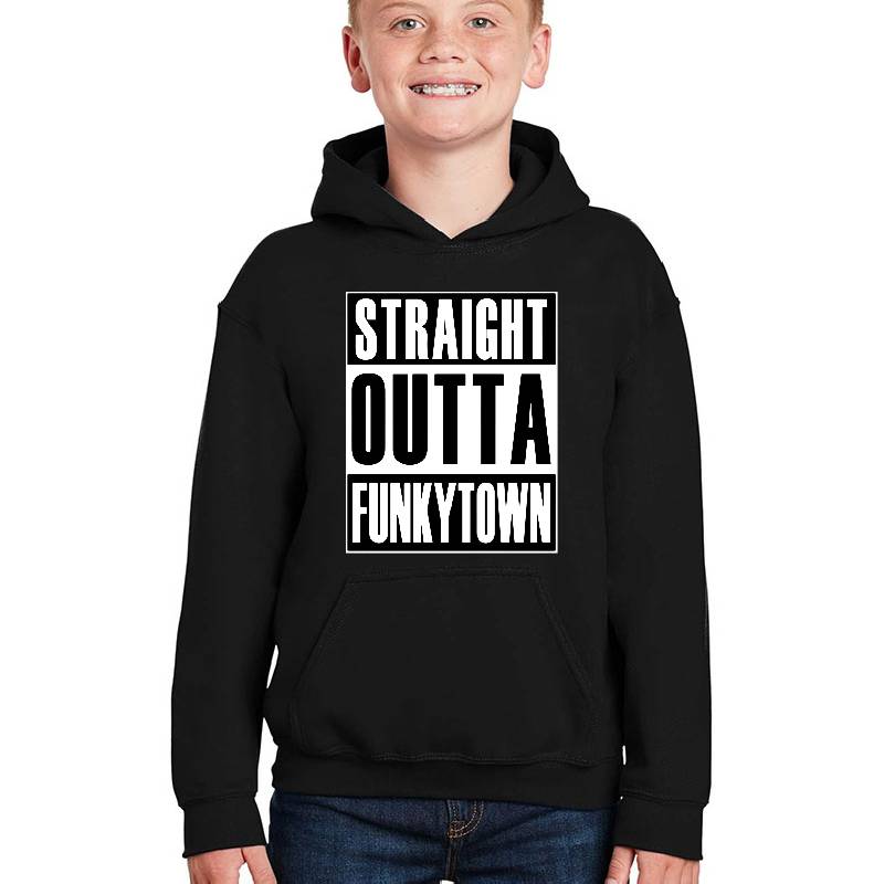 Straight Outta Funky Town Premium Flat Bill Snapback Caps