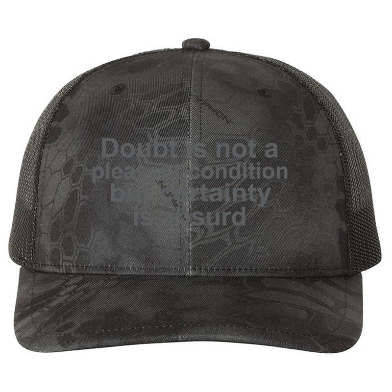 Doubt And Certainty Flexfit Baseball Caps