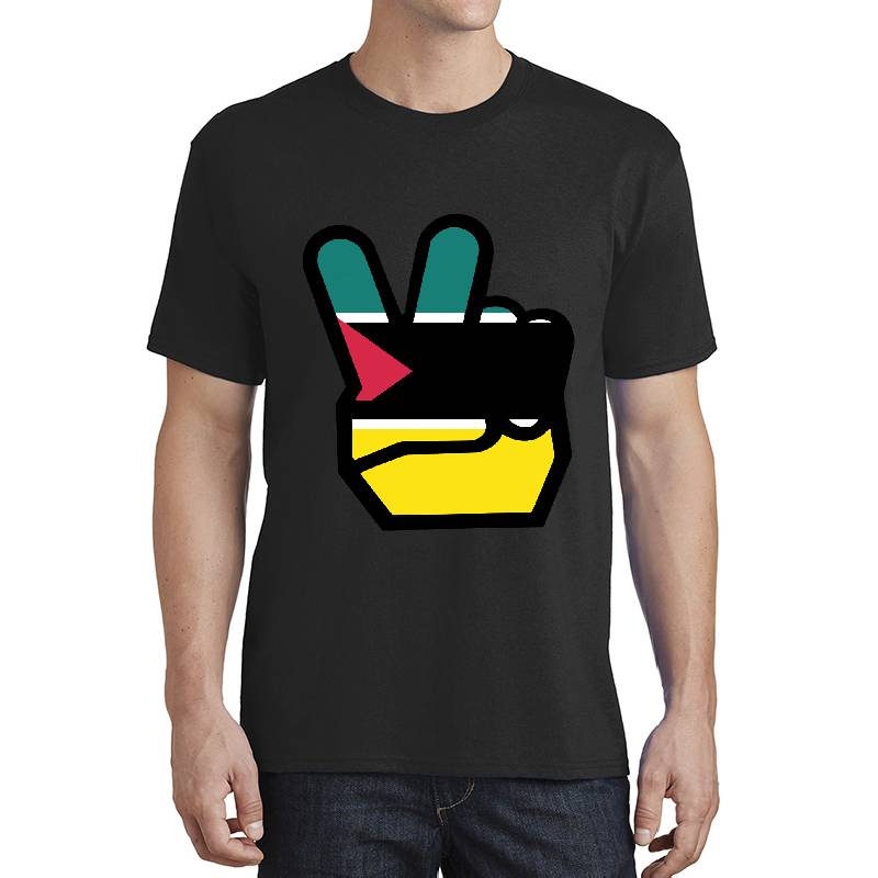 Mozambique Flag Winning Finger Shirt Youth T-Shirts