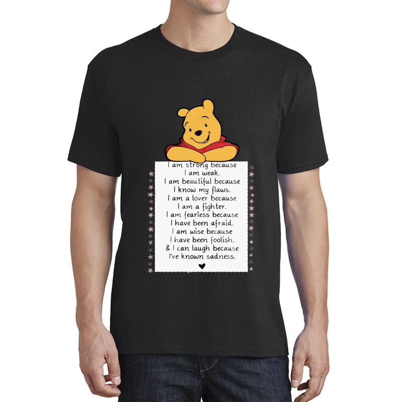 Winnie The Pooh Lovers T Shirt Unisex T-Shirt Men Black