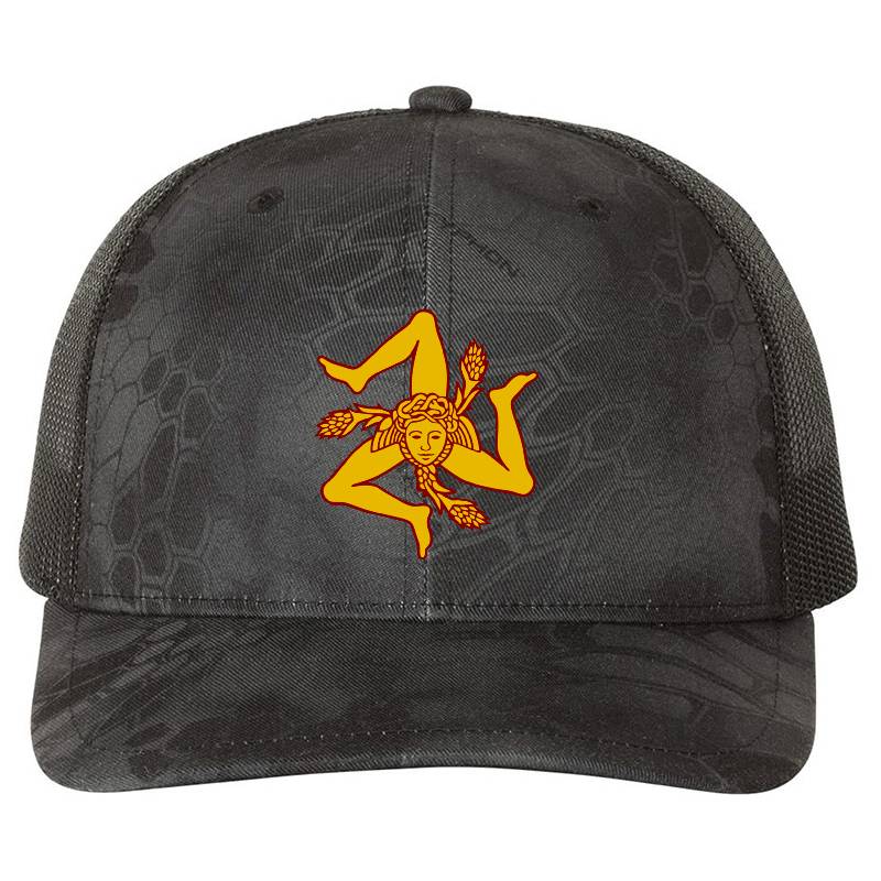 Sicily Sicilia Sicile Premium Flat Bill Snapback Caps