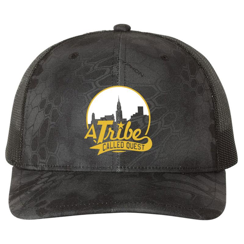 A Tribe Called Quest Richardson Premium Trucker Snapback Cap  Kryptek Typhon Black