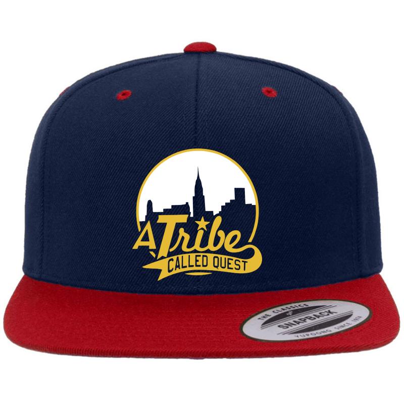 A Tribe Called Quest Premium Flat Bill Snapback Cap  Navy