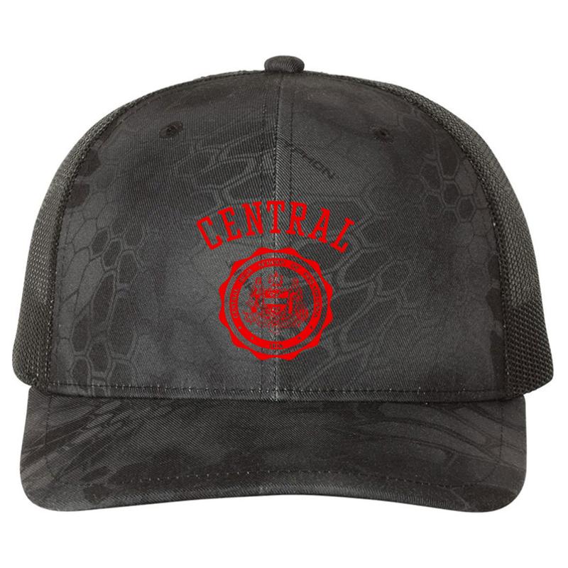 251! Central High School Of Philadelphia Richardson Premium Trucker Snapback Cap  Kryptek Typhon Black