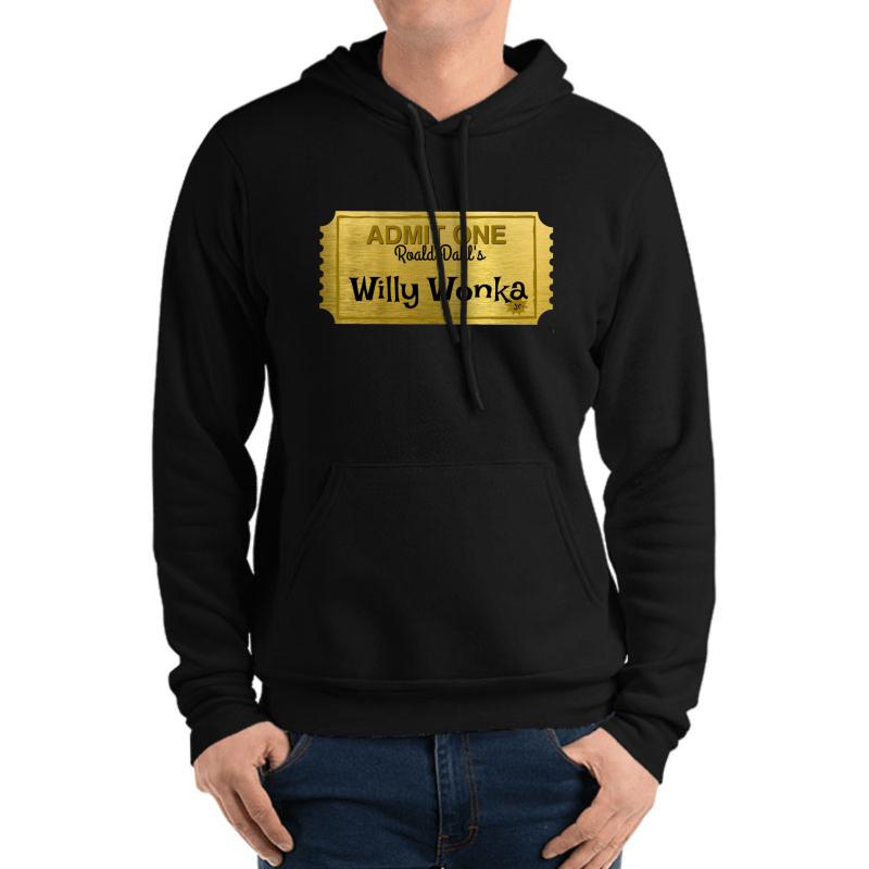 Willy Wonka Jr. Esperanza Middle School Unisex Hooded Sweatshirt Men Black