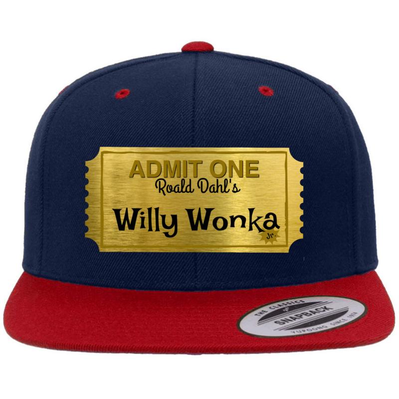 Willy Wonka Jr. Esperanza Middle School Premium Flat Bill Snapback Cap  Navy