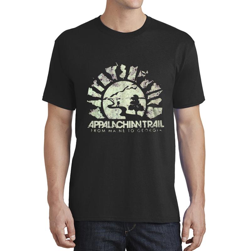 Appalachian Trail From Maine To Georgia Unisex T-Shirt Men Black