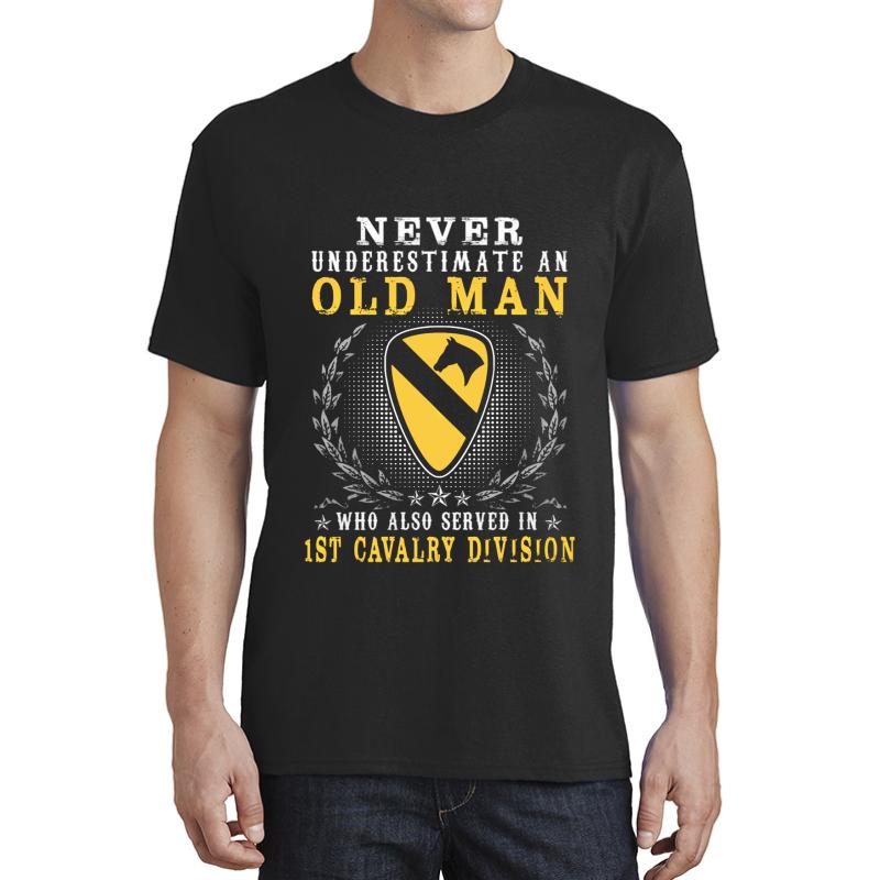 1St Cavalry Division United States  Unisex T-Shirt Men Black