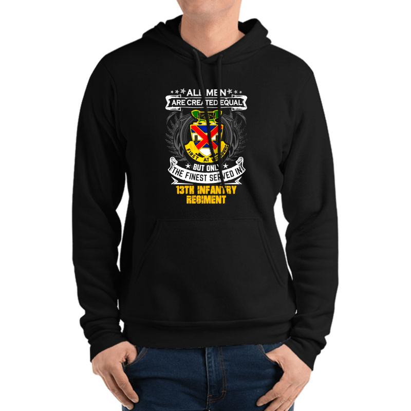 13Th Infantry Regiment United States  Unisex Hooded Sweatshirt Men Black