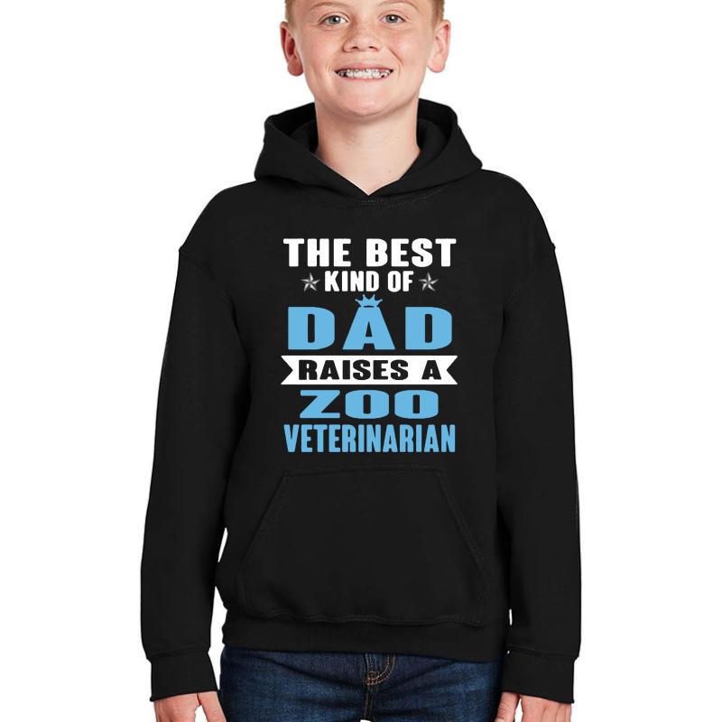 Zoo Veterinarian Youth Hooded Sweatshirt Boy Black