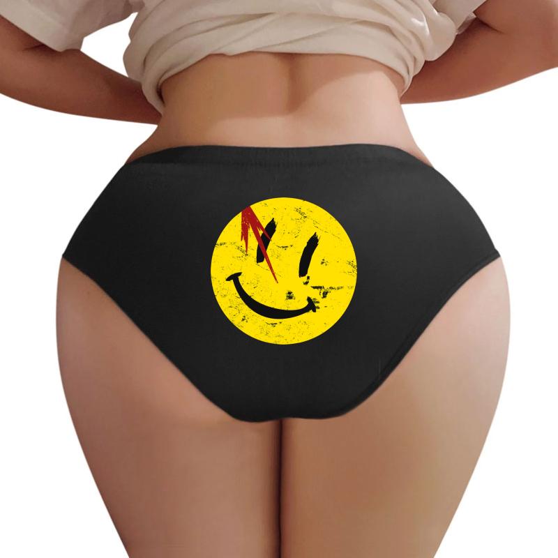 Watchmen Symbol Vintage Women Underwear Panties Women Black