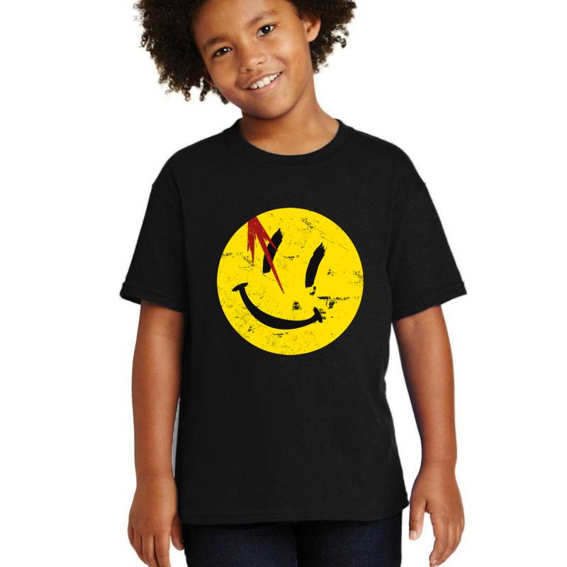 Watchmen Symbol Vintage Youth T-Shirt Boy Black