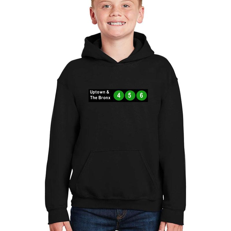 Uptown And The Bronx 456 Youth Hooded Sweatshirt Boy Black