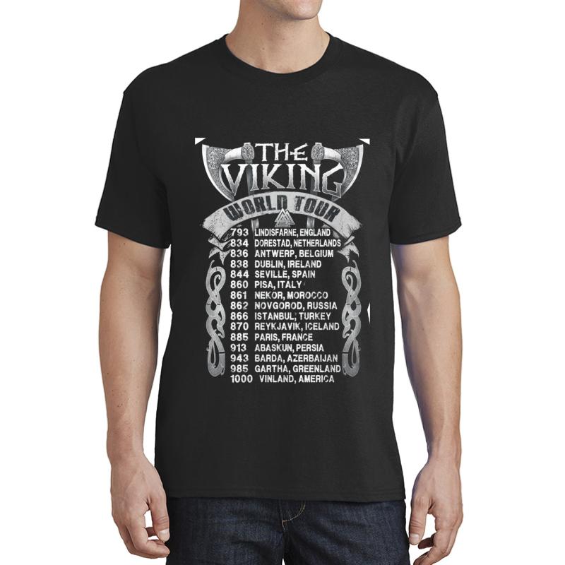 Viking Shirt - Viking World Tour Unisex T-Shirt Men Black