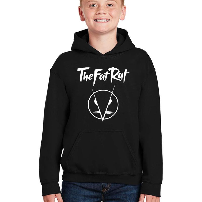 Thefatrat 73 Youth Hooded Sweatshirt Boy Black