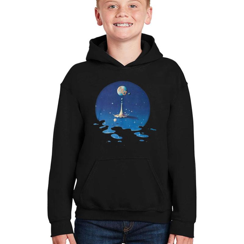 Time Electric Light Orchestra 89 Youth Hooded Sweatshirt Boy Black